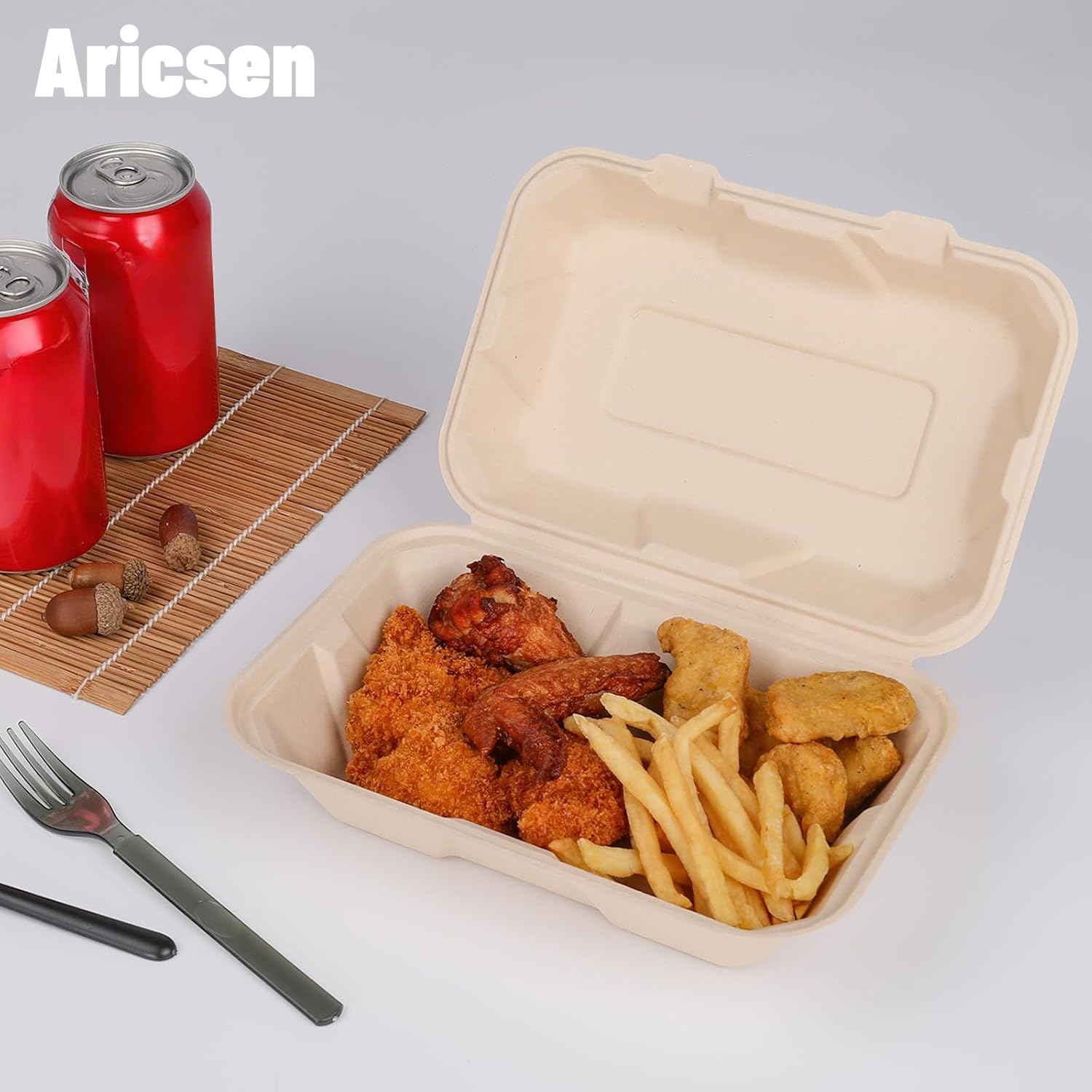 Aricsen label and FSC certification visible indicating sustainable sourcing benefit