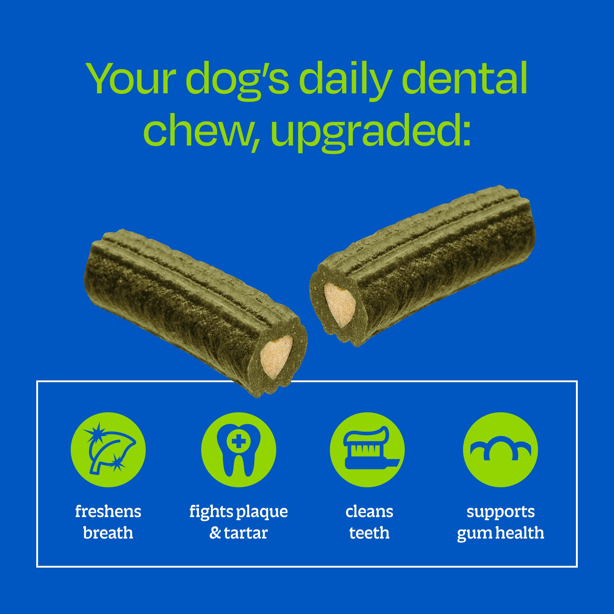 ARK NATURALS dog chewing treat promoting cleaner teeth and engaged chewing
