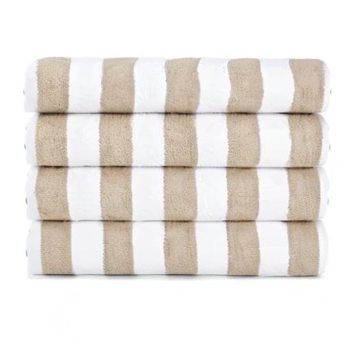 Arkwright towel laid on sand at beach showing resort-style look and quick-dry