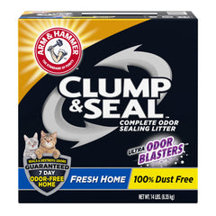 arm & hammer sealed clump close-up showing easy scooping and low mess