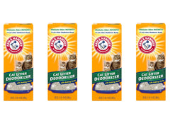 ARM & Hammer front packaging showing four 30 oz boxes and product name benefit