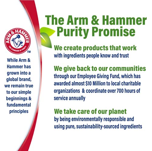 Arm & Hammer stick in hand demonstrating compact travel-friendly benefit