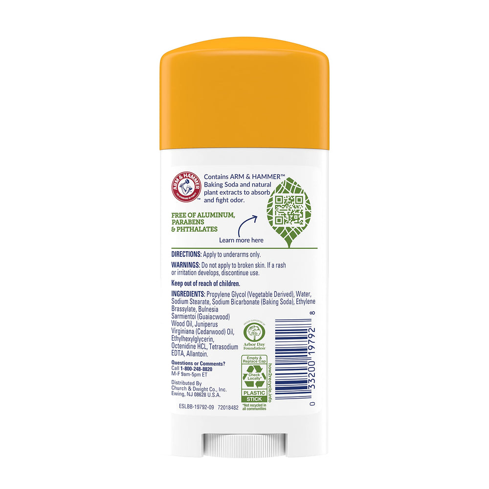 Arm & Hammer close-up of solid texture highlighting smooth glide benefit