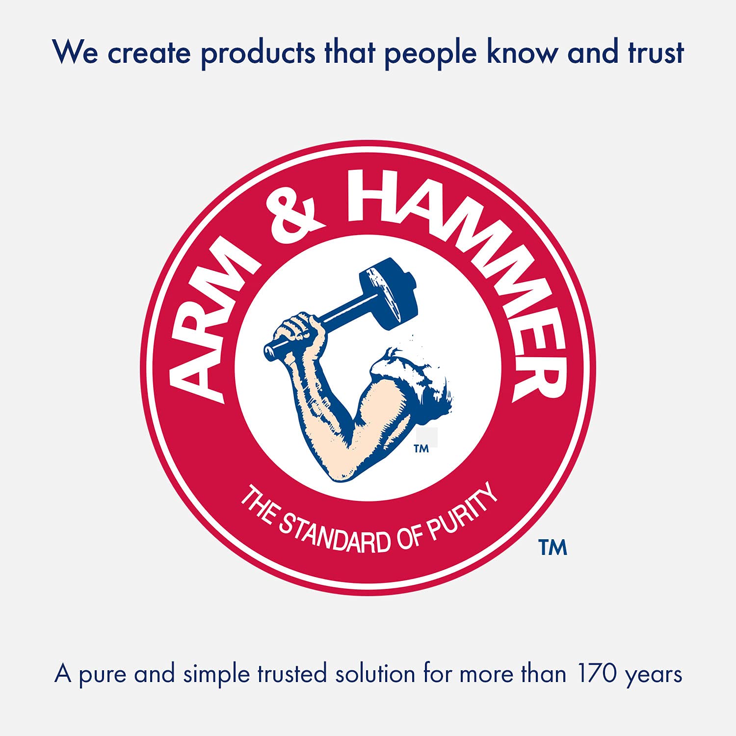 Arm & Hammer three-pack on bathroom shelf offering value pack