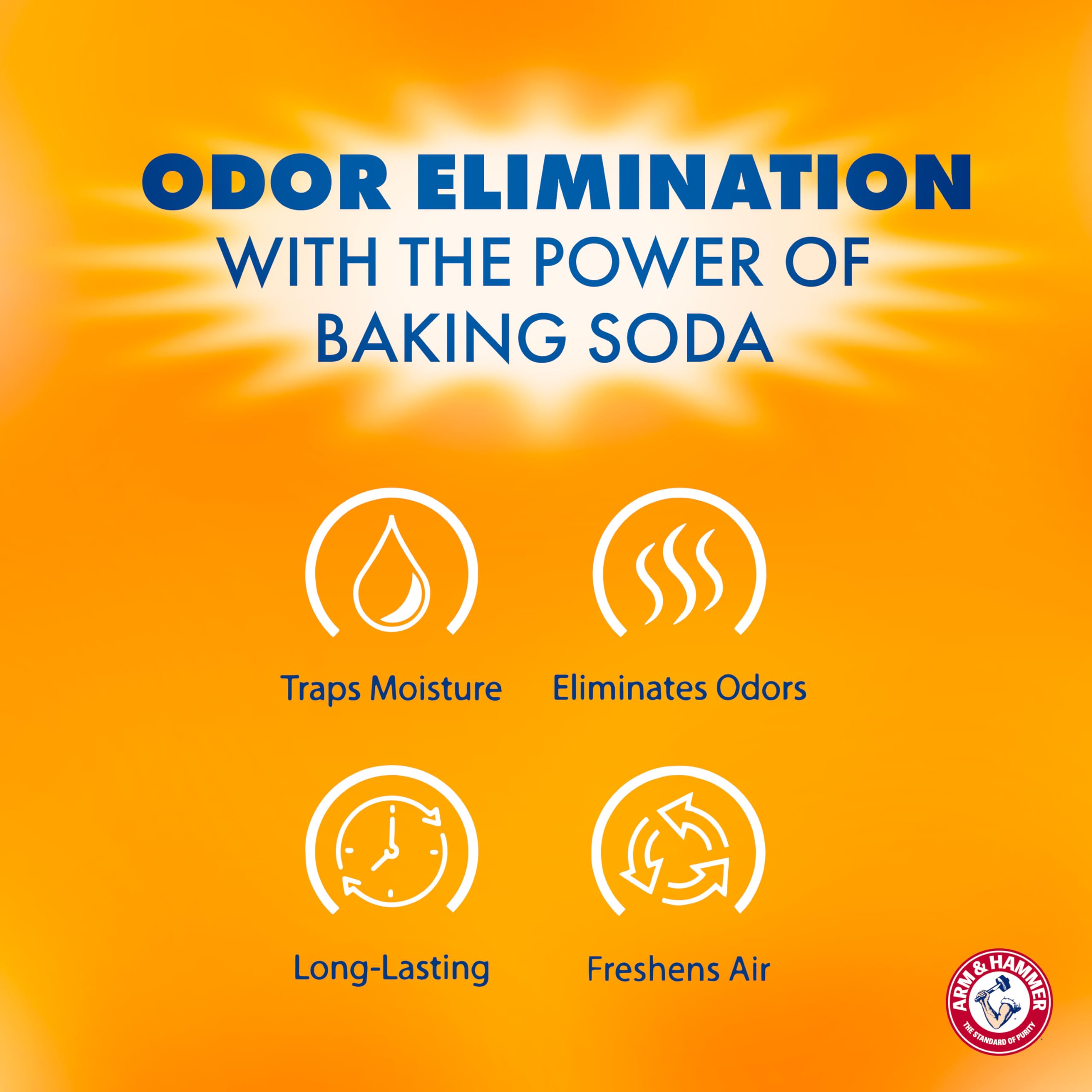 Arm & Hammer tub beside a washing machine showing moisture protection