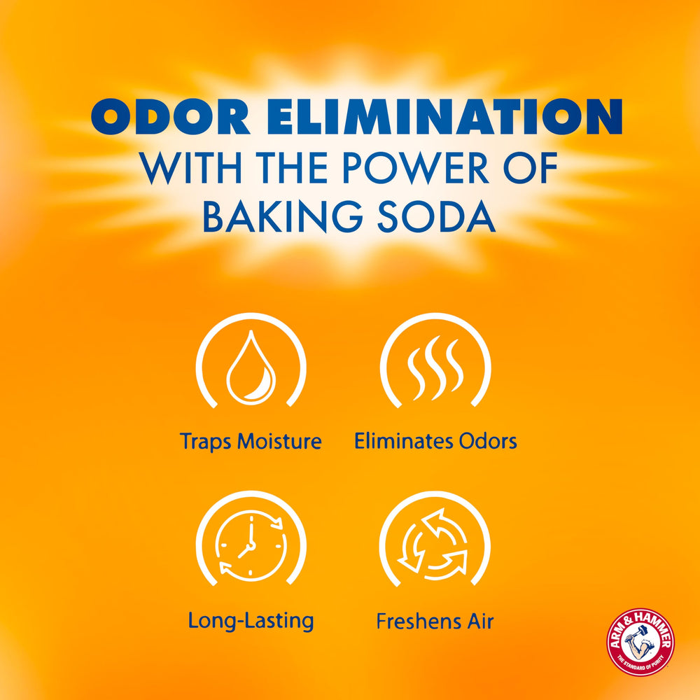 Arm & Hammer tub beside a washing machine showing moisture protection