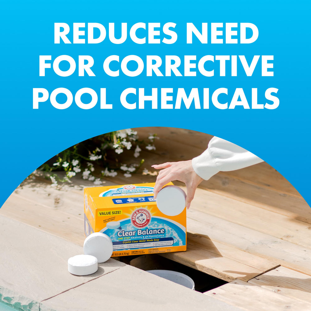 ARM & Hammer label and ingredients view emphasizing baking soda–based buffering benefits