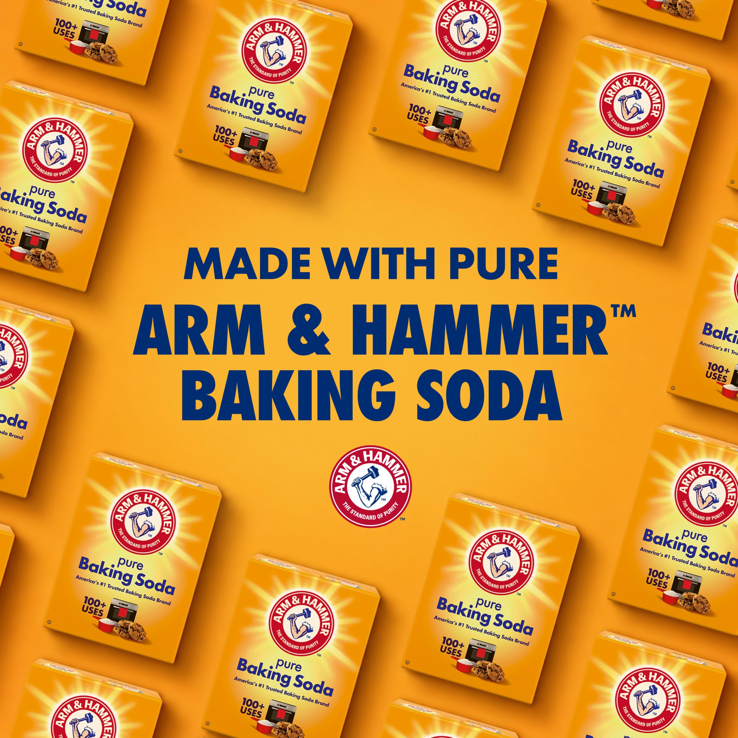 ARM & Hammer tablet partially dissolving in water showing gradual release for stable chemistry