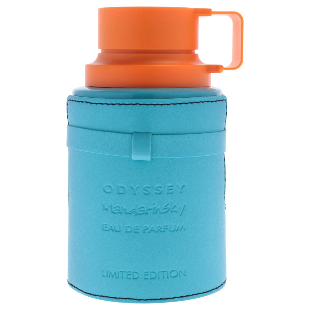 Armaf bottle angled with shadow highlighting premium finish and shelf appeal