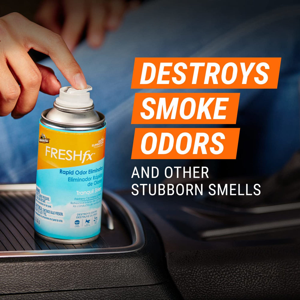 Armor All fogger mist entering vent delivering deep freshening benefit
