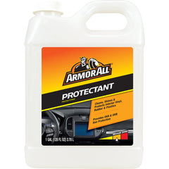 Armor All gallon bottle front label showing product name and size, promotes easy refill