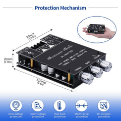 ARRAROWN amplifier inside protective case for safe, reliable operation