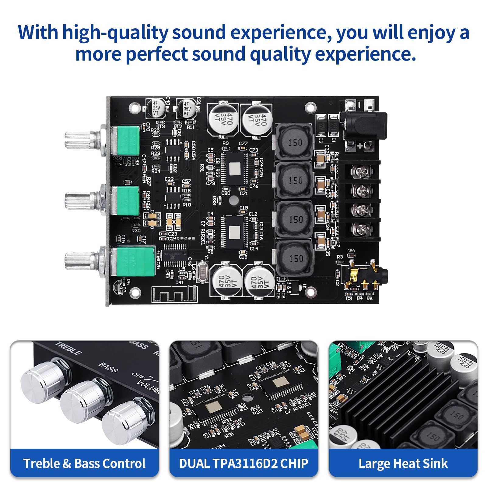 ARRAROWN side view of Bluetooth USB and AUX ports for versatile connectivity