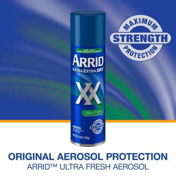 Arrid XX clear formula on skin illustrating dry feel and minimal residue benefit