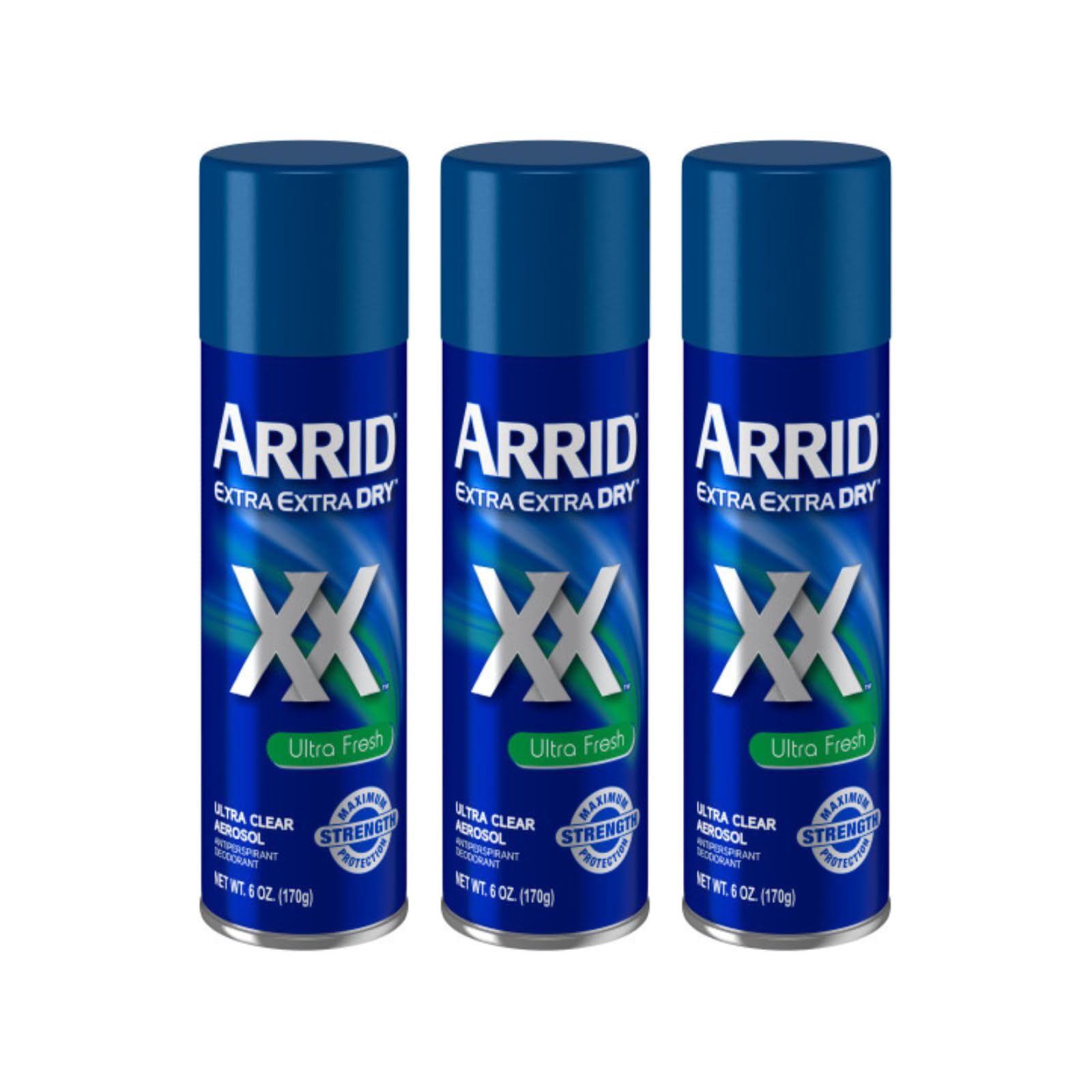 Arrid XX front packaging showing brand and product for reliable wetness control