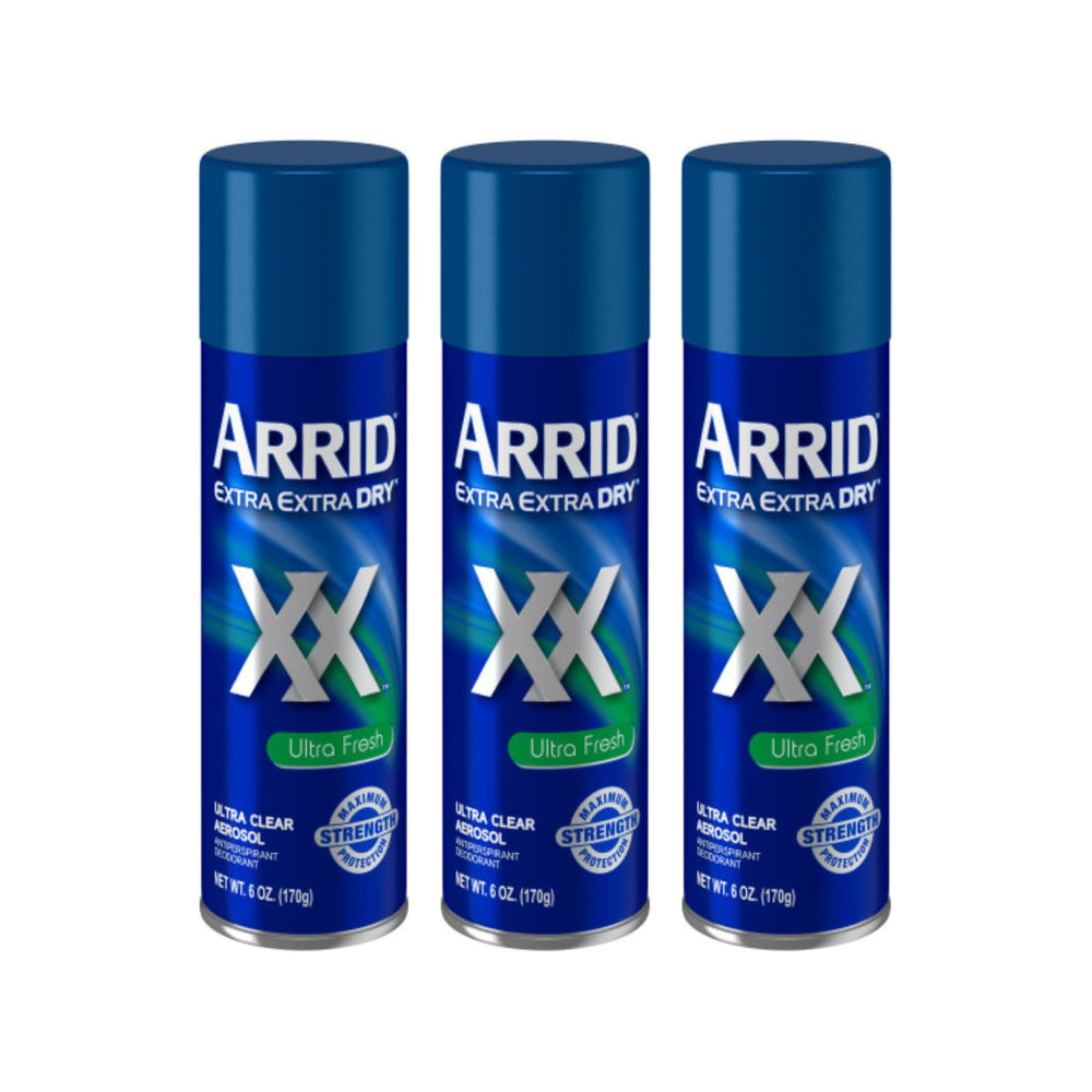 Arrid XX front packaging showing brand and product for reliable wetness control