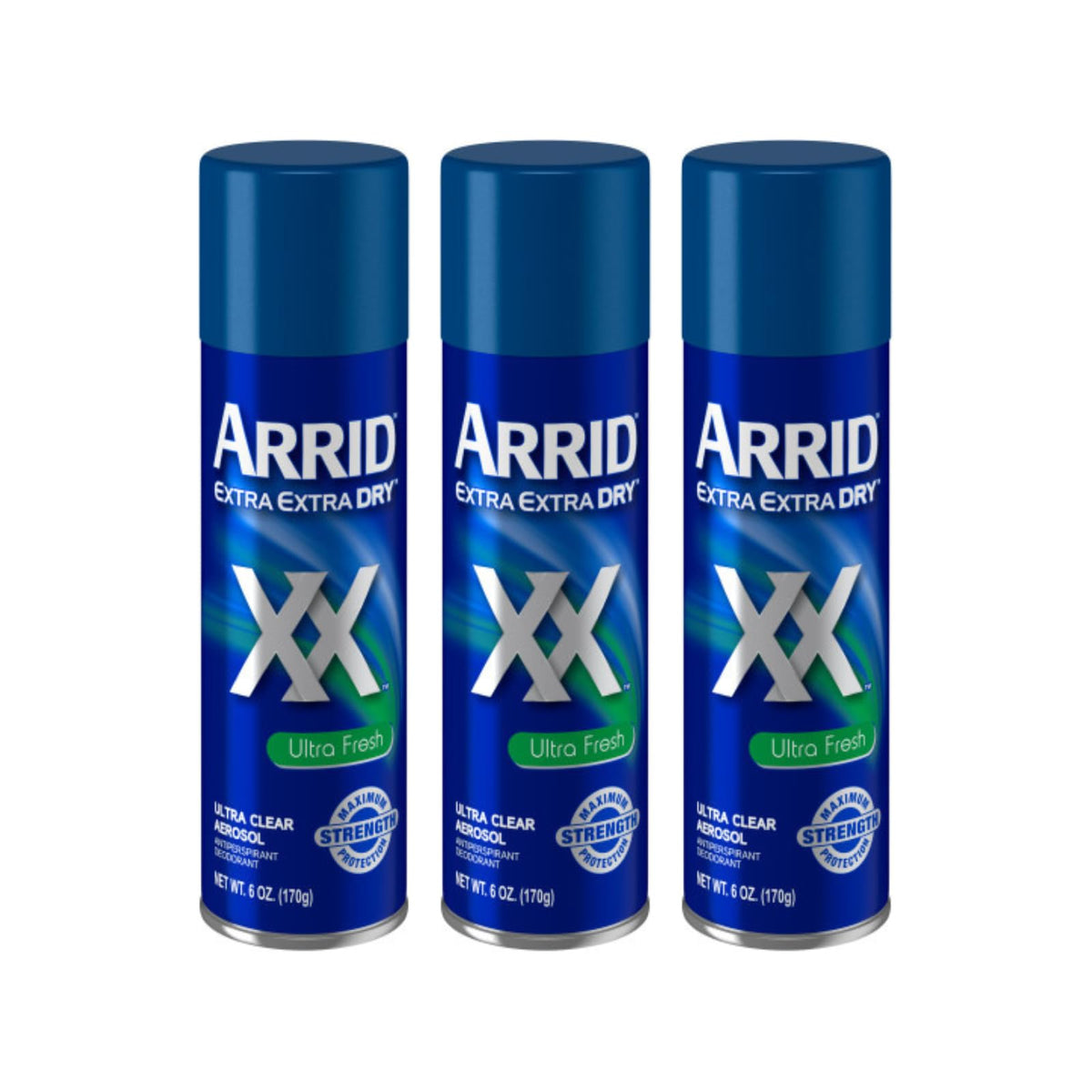 Arrid XX front packaging showing brand and product for reliable wetness control