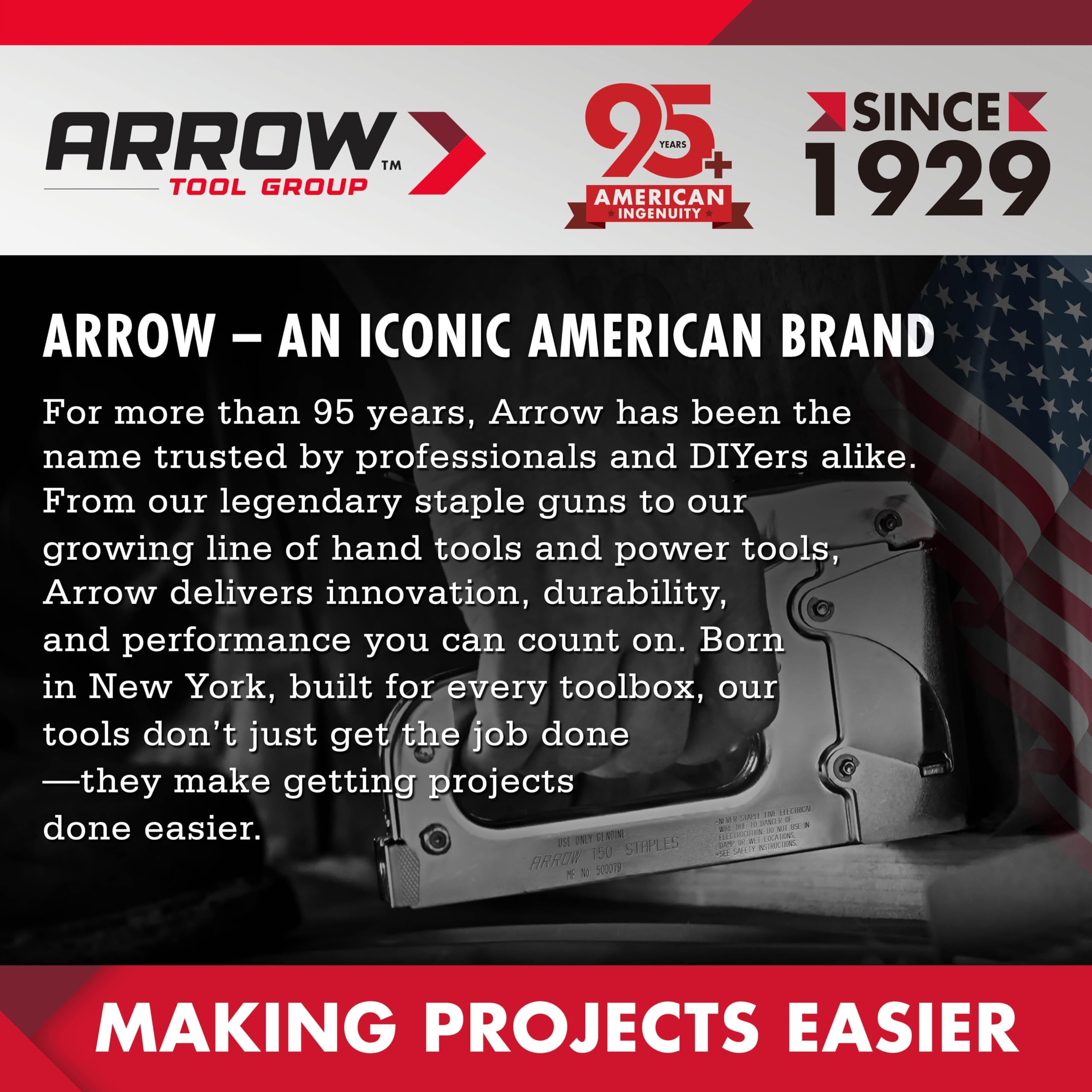 Arrow Fastener open magazine showing quick-release loader for faster reloading
