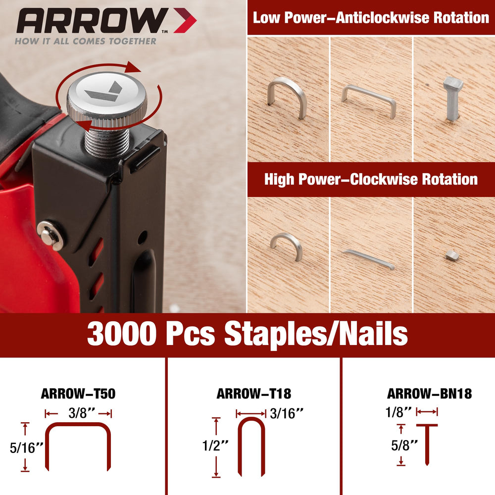 Arrow Fastener staples and remover kit to start projects right away