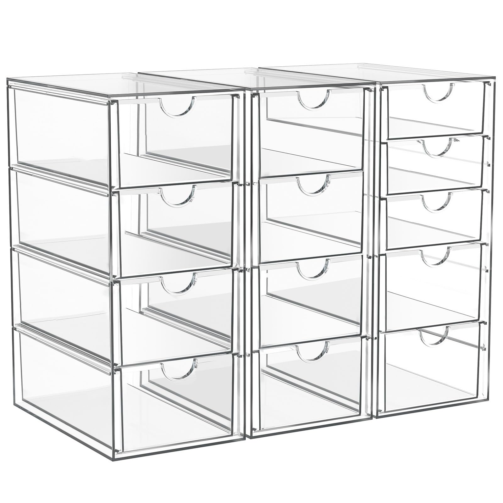 ARSTPEOE front view of the full 13-drawer organizer showing neat storage benefit