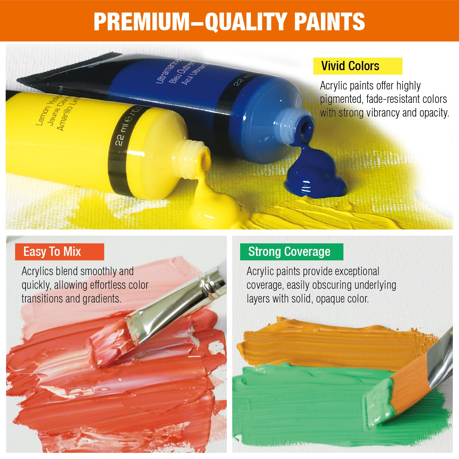 Artbreezing tube close-up showing paint texture and smooth blending benefit