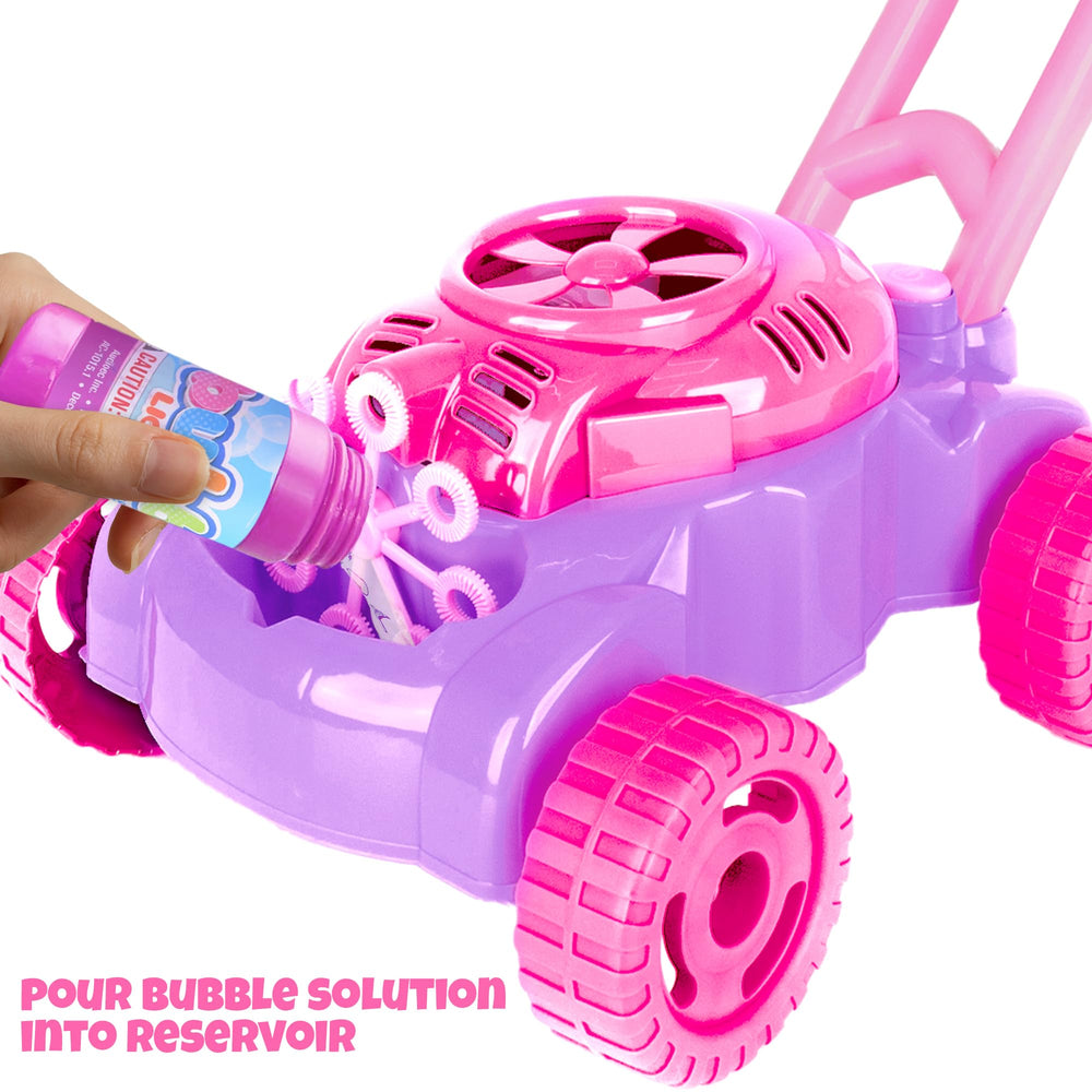 ArtCreativity included bubble solution bottles displayed for immediate play
