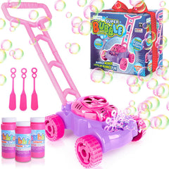 ArtCreativity bubble lawn mower front view showing colorful design and play appeal