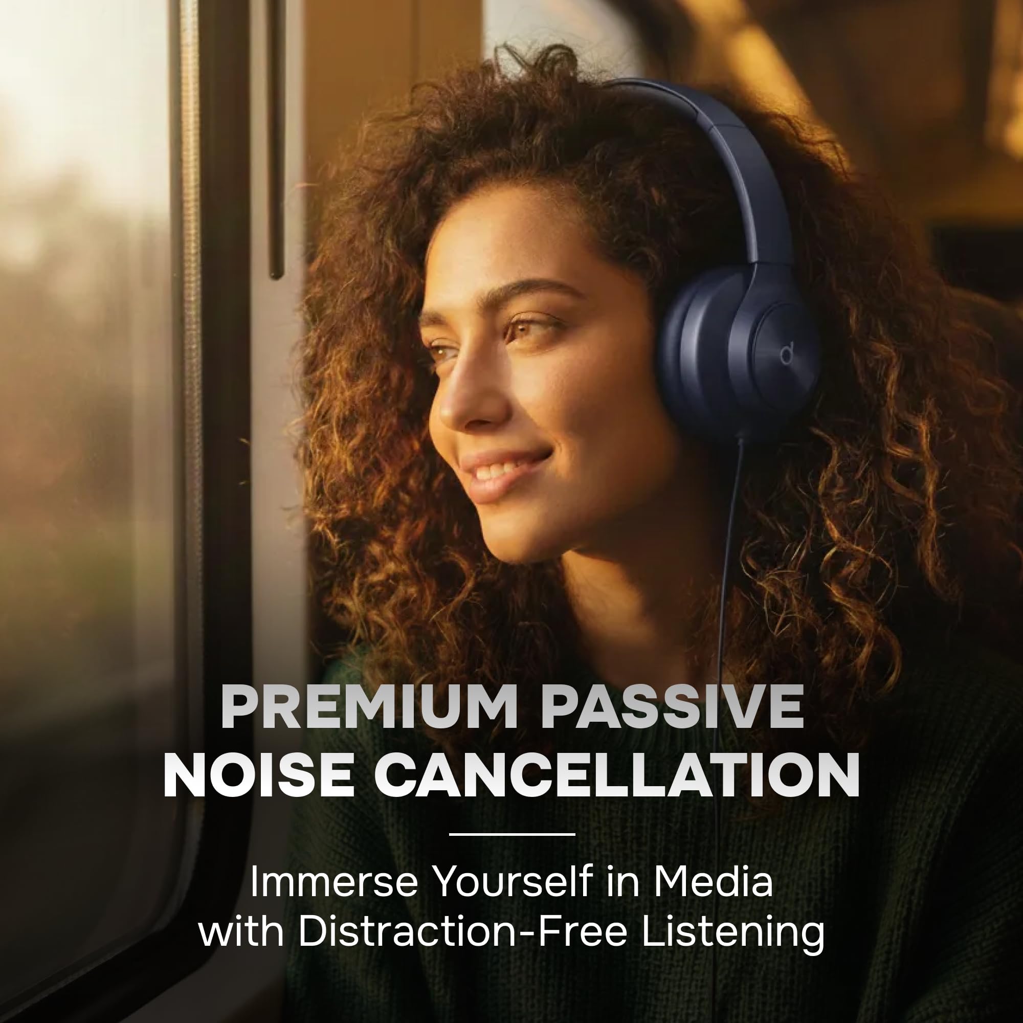 ARTIX headphones folded for compact storage and travel convenience