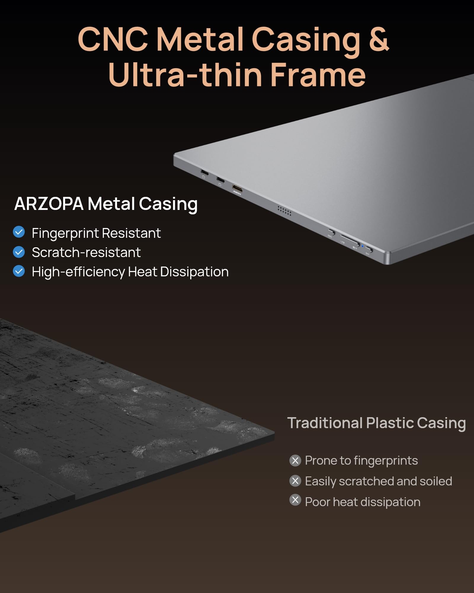 ARZOPA Z3FC connected to PS5 displaying smooth 180Hz gaming visuals