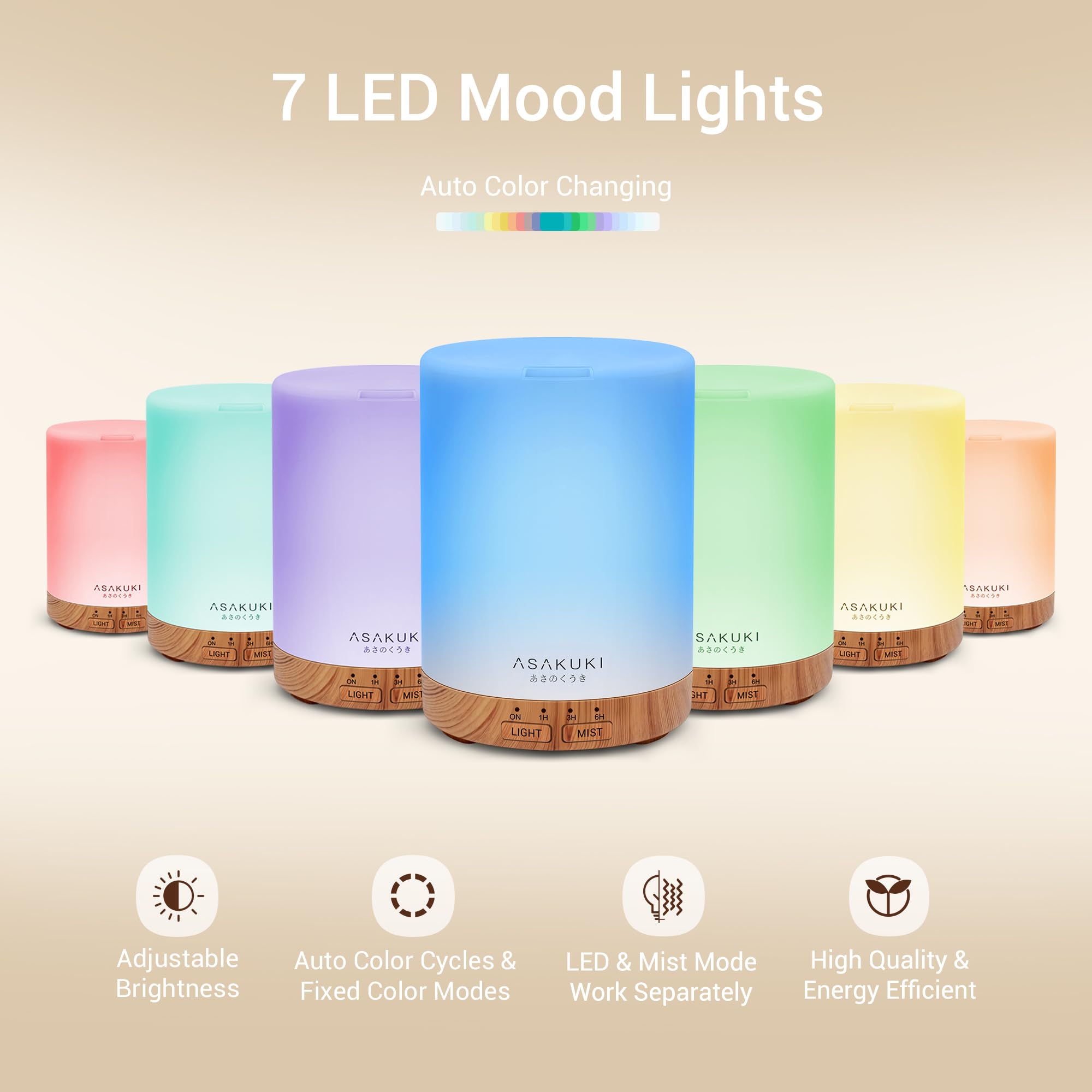ASAKUKI in living room lifestyle scene showing calming home scent benefit