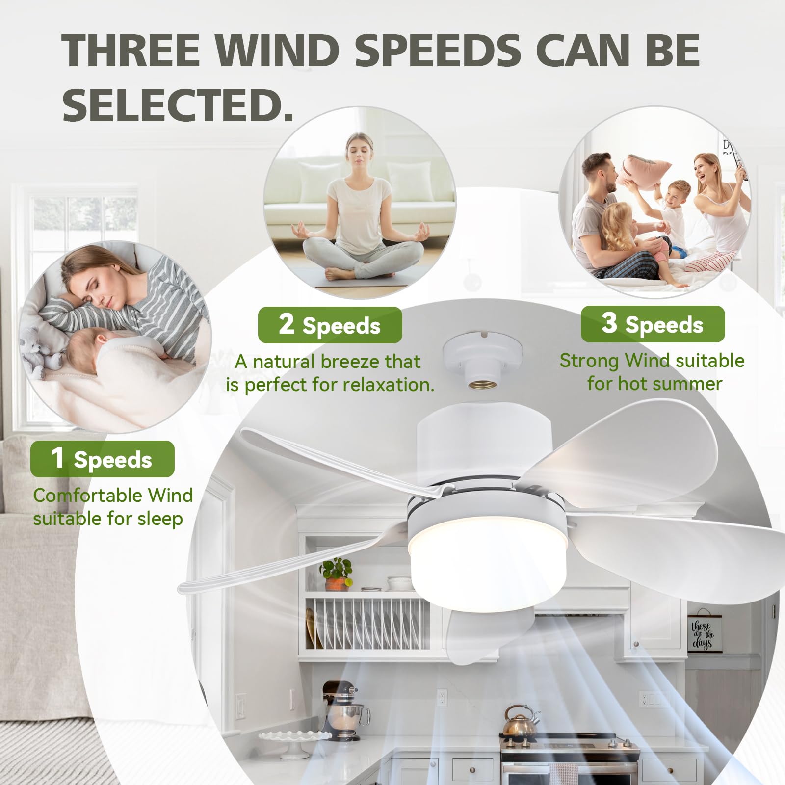 ASALL side profile highlighting fan blade design for quiet airflow benefit