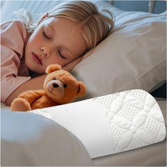 asatdd front view bed bumper showing full length and soft cushioning for safer sleep