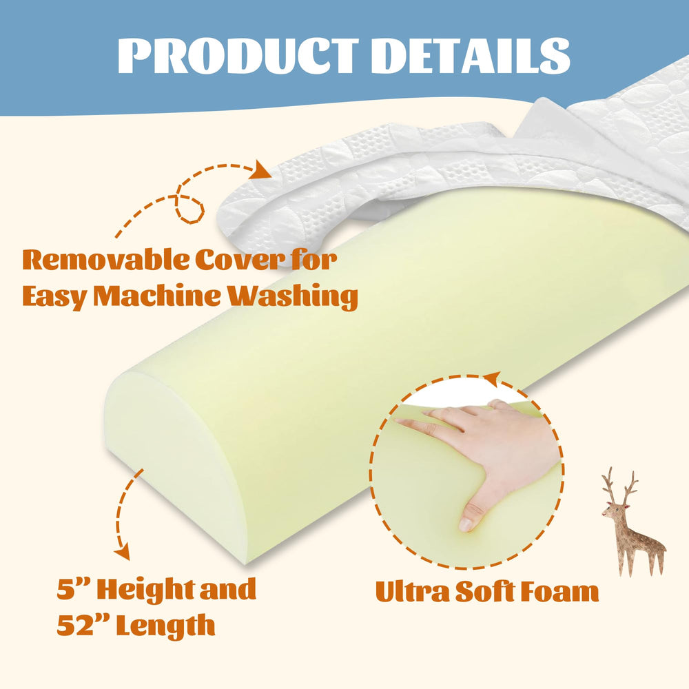 asatdd installed on twin bed in room illustrating how it secures under fitted sheet