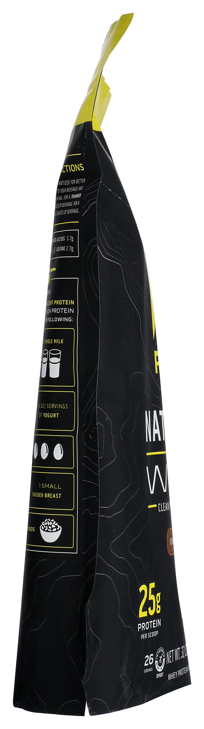 Ascent blended shake in shaker bottle for fast post-workout nutrition