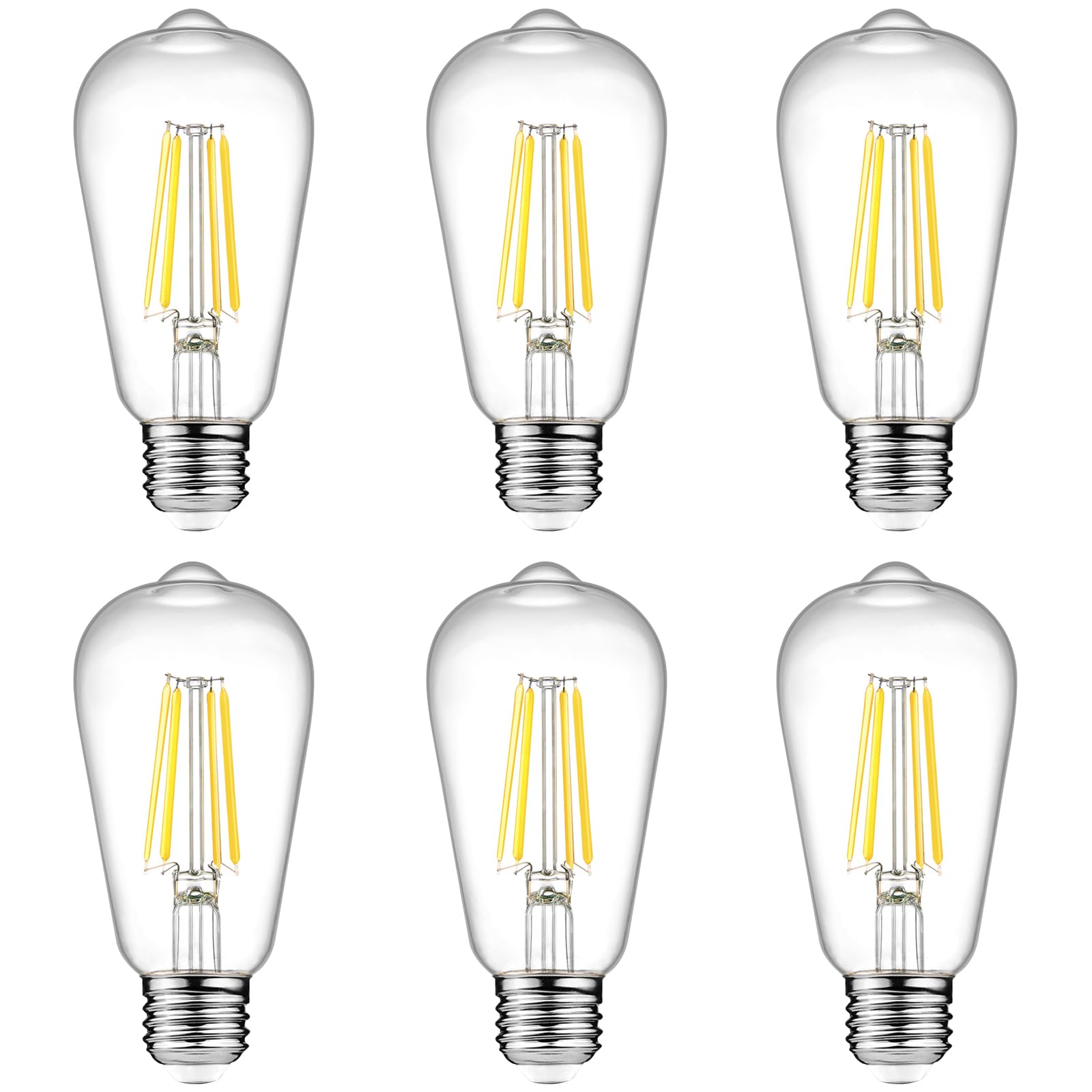 Ascher ST58 front packaging showing six bulbs and benefits