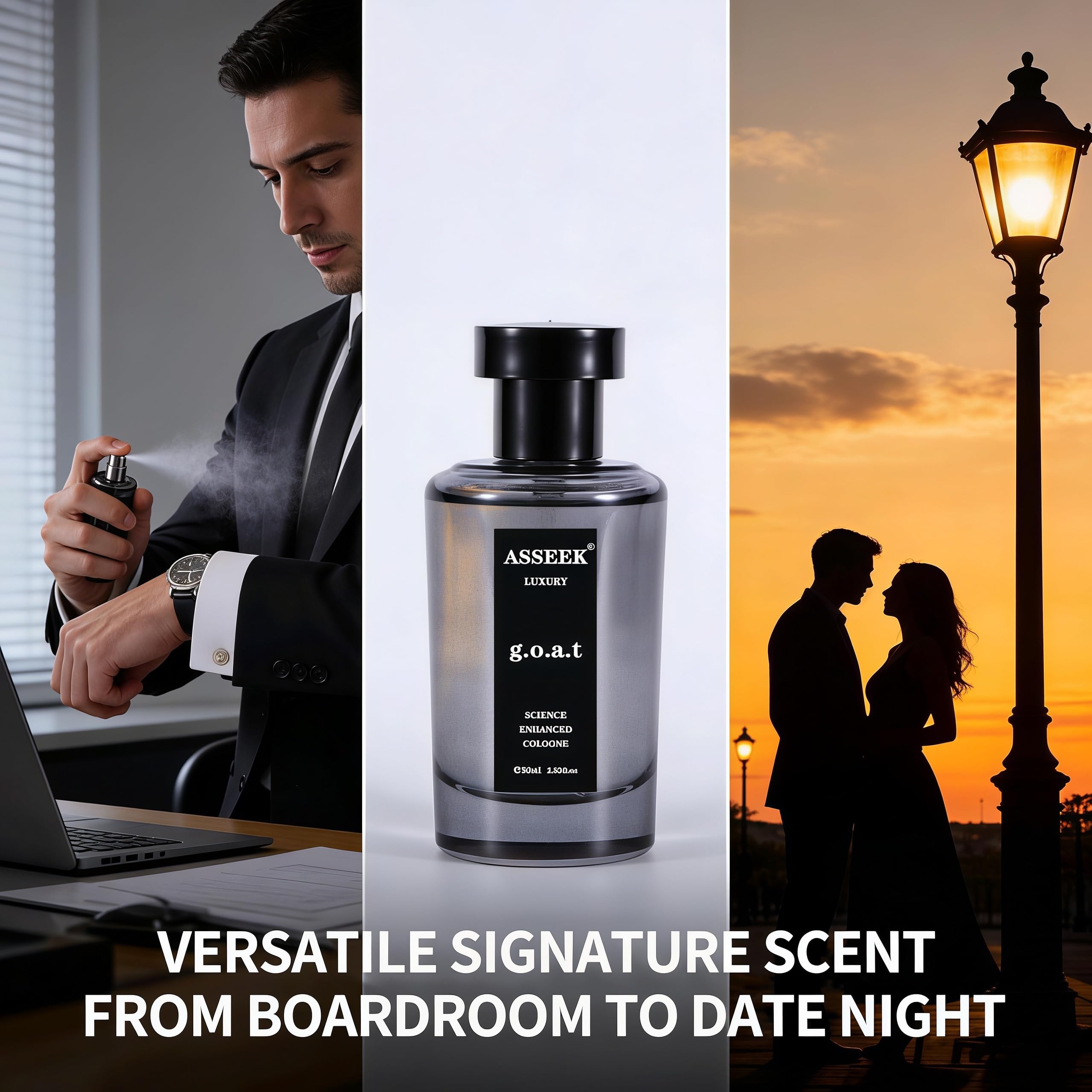 ASSEEK bottle in hand to show 80ml scale and portable convenience