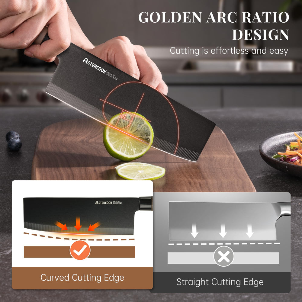 Astercook block top showing four-hole drainage for faster drying and hygiene
