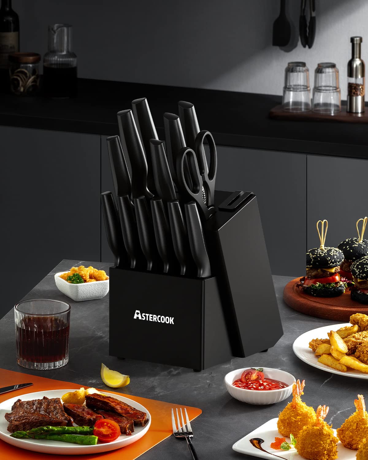 Astercook lifestyle countertop display showcasing stylish storage and accessibility
