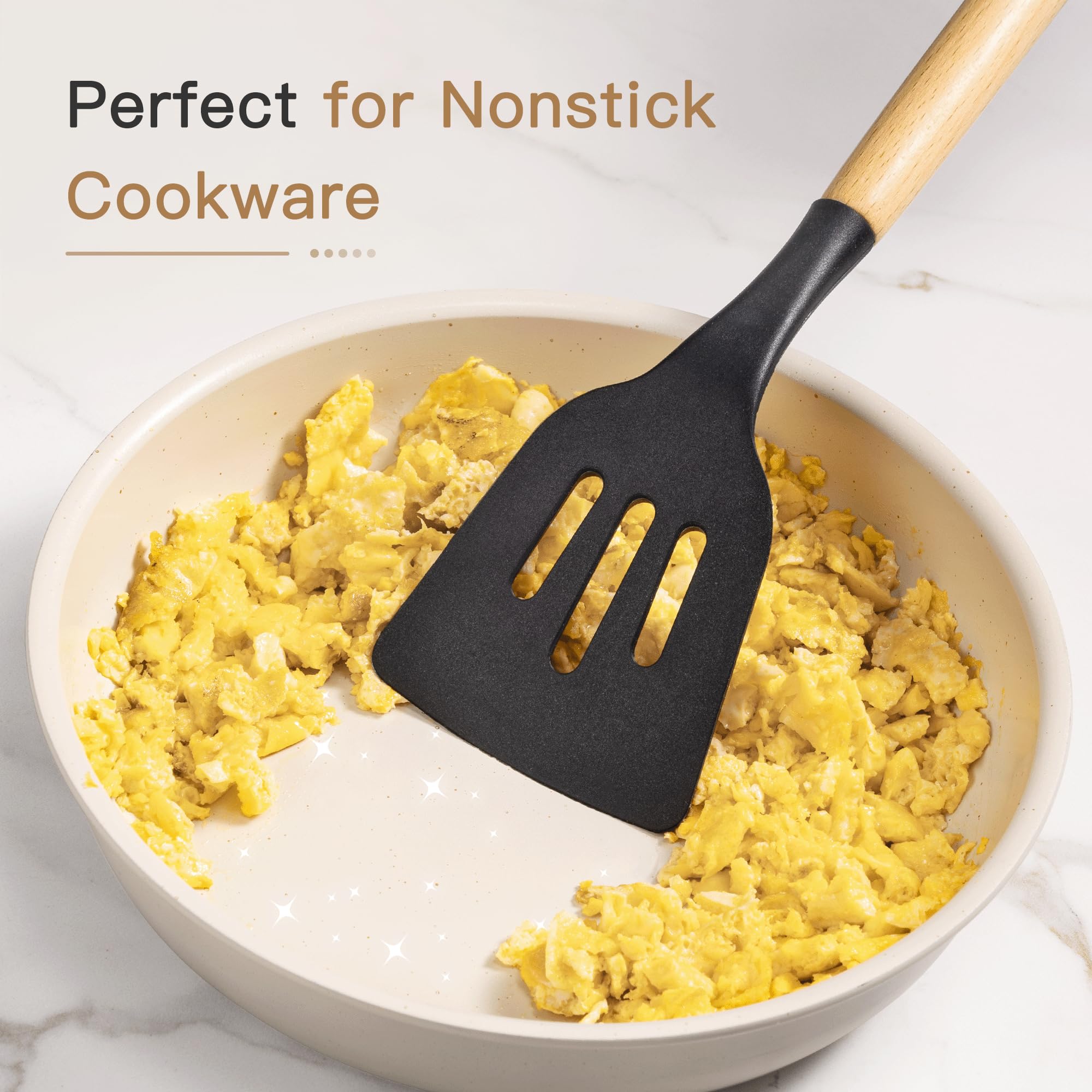 Astercook opened packaging displaying all included pieces for complete kitchen coverage benefit