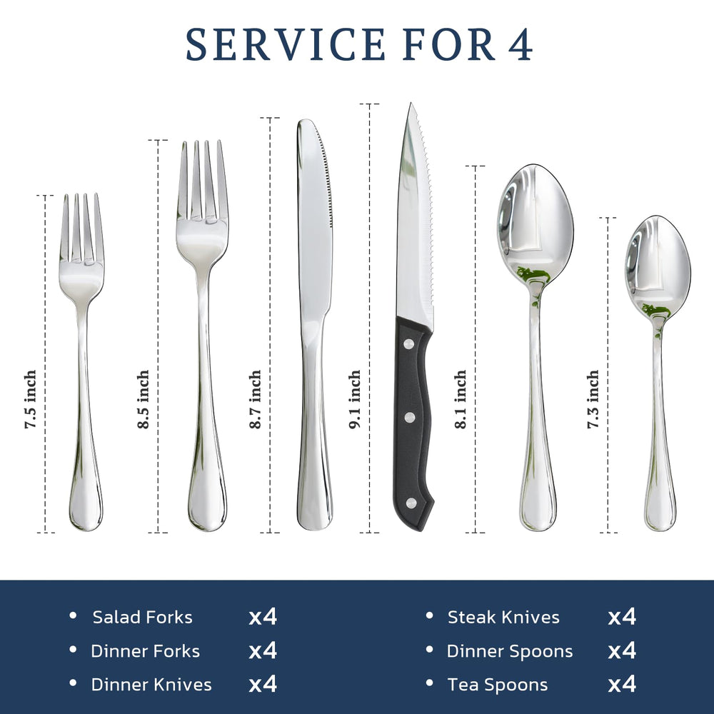 Astercook flatware on a styled dining table demonstrating elegant presentation for guests