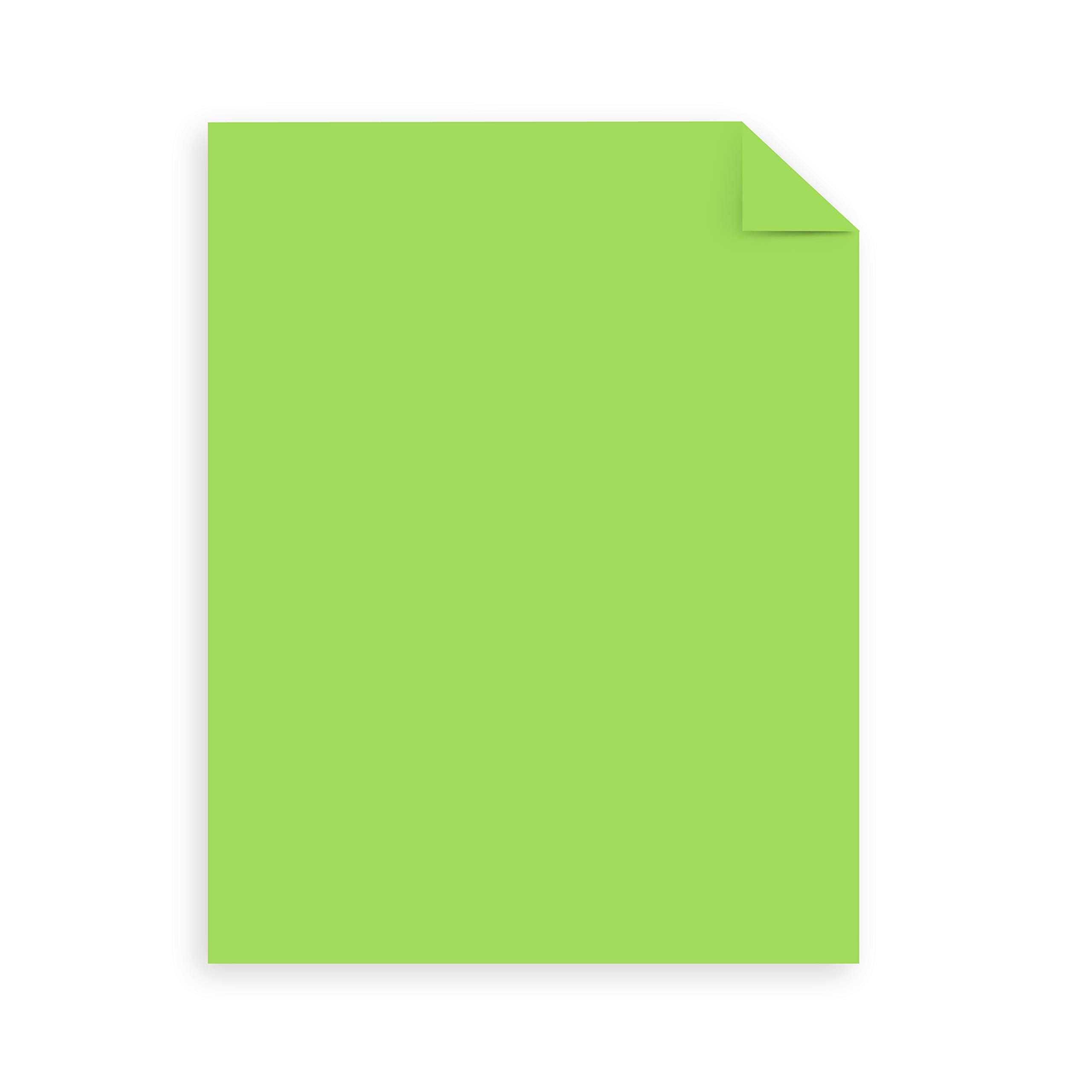 Astrobrights sheet loading into printer to illustrate smooth, jam-free printing