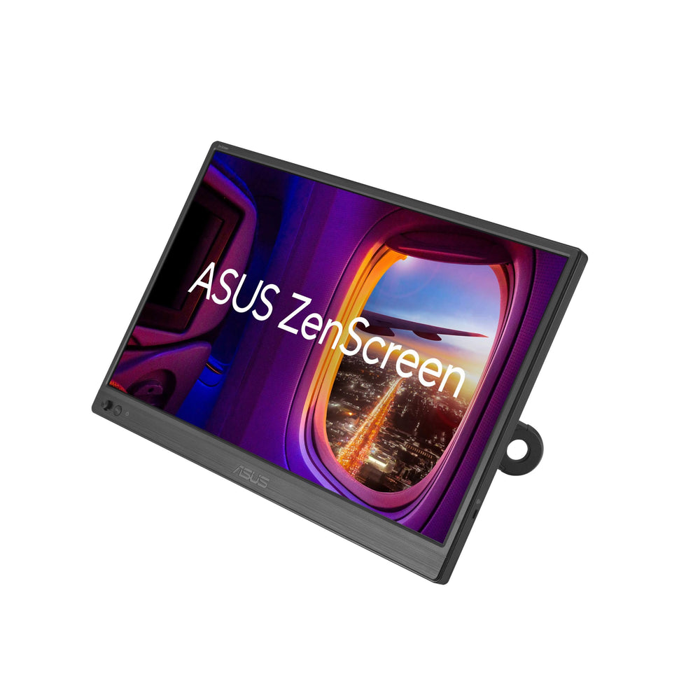 ASUS ZenScreen closeup of USB-C and mini-HDMI ports for versatile connectivity