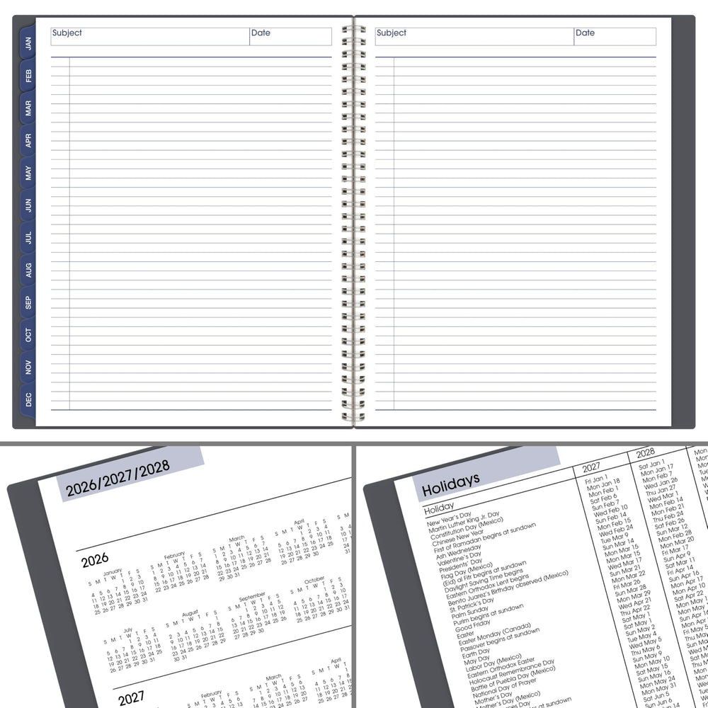 AT-A-GLANCE paper resisting ink bleed to keep notes legible