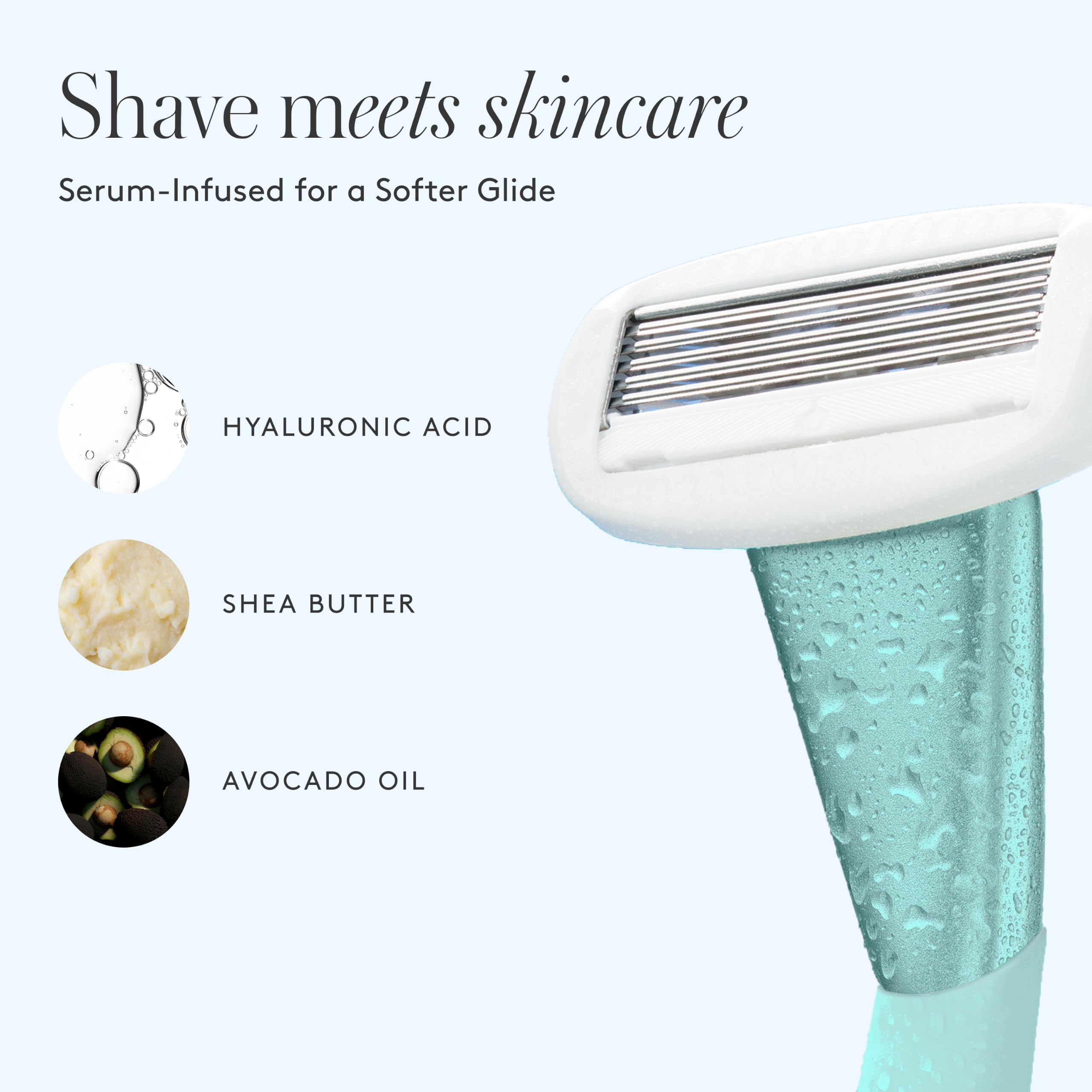Athena Club magnetic shower hook installed keeping razor elevated and drying fast