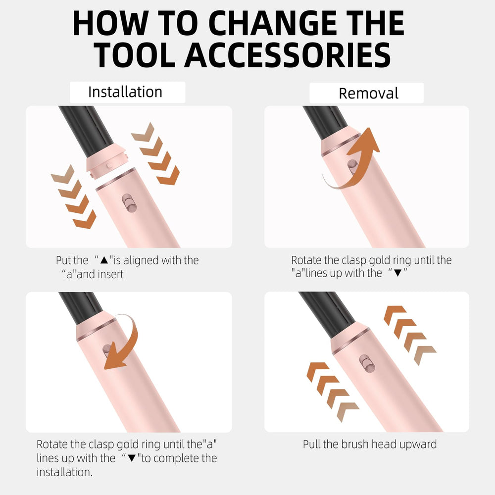Atopskins styler in use straightening hair showing smooth, frizz-free results