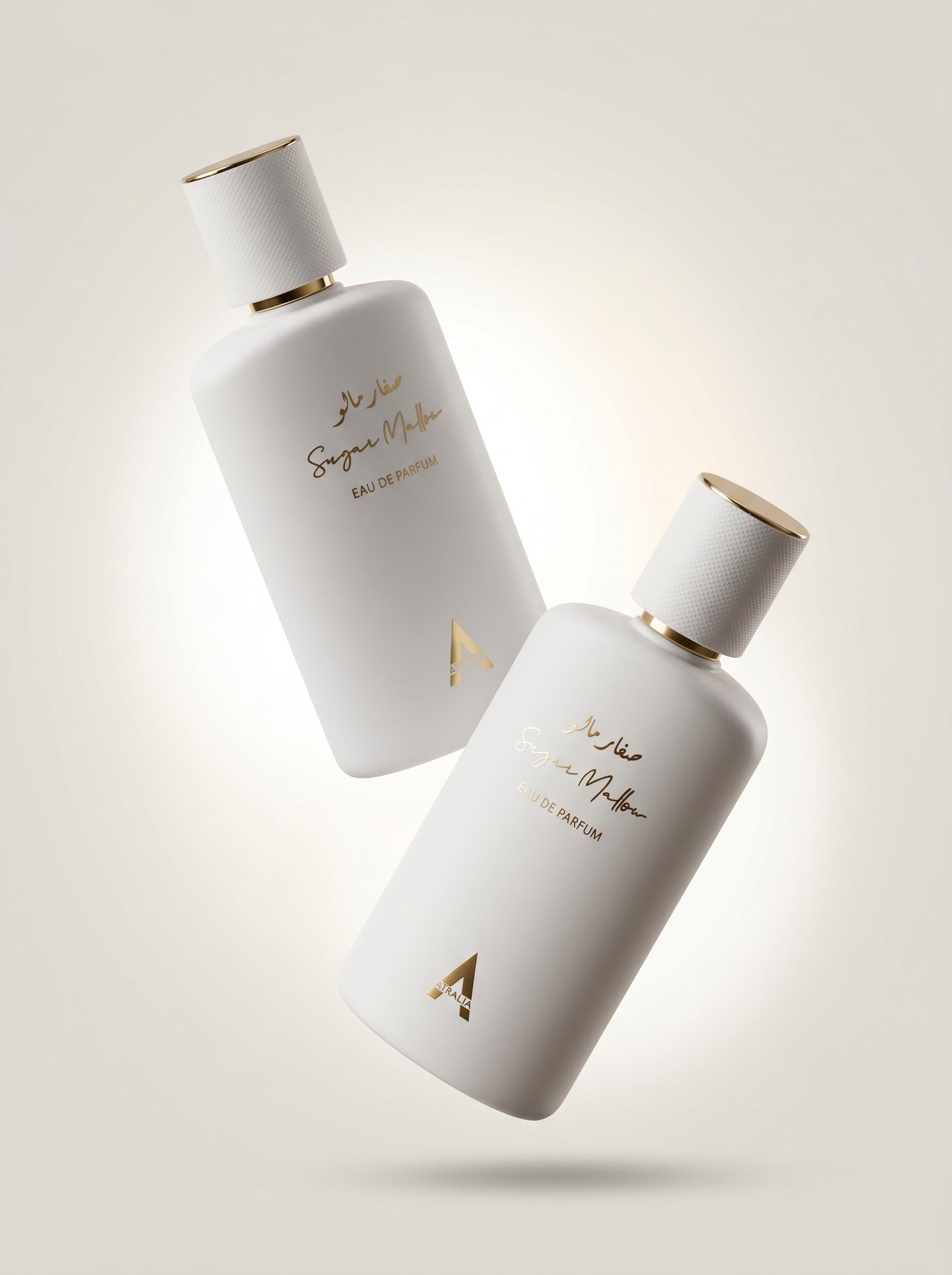 Atralia mid-spray mist demonstrating easy application and fine atomizer