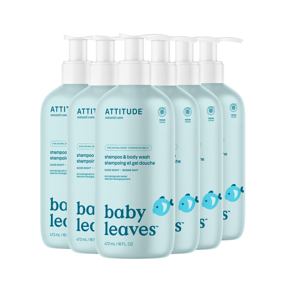 ATTITUDE front packaging showing bottle and calming scent benefit