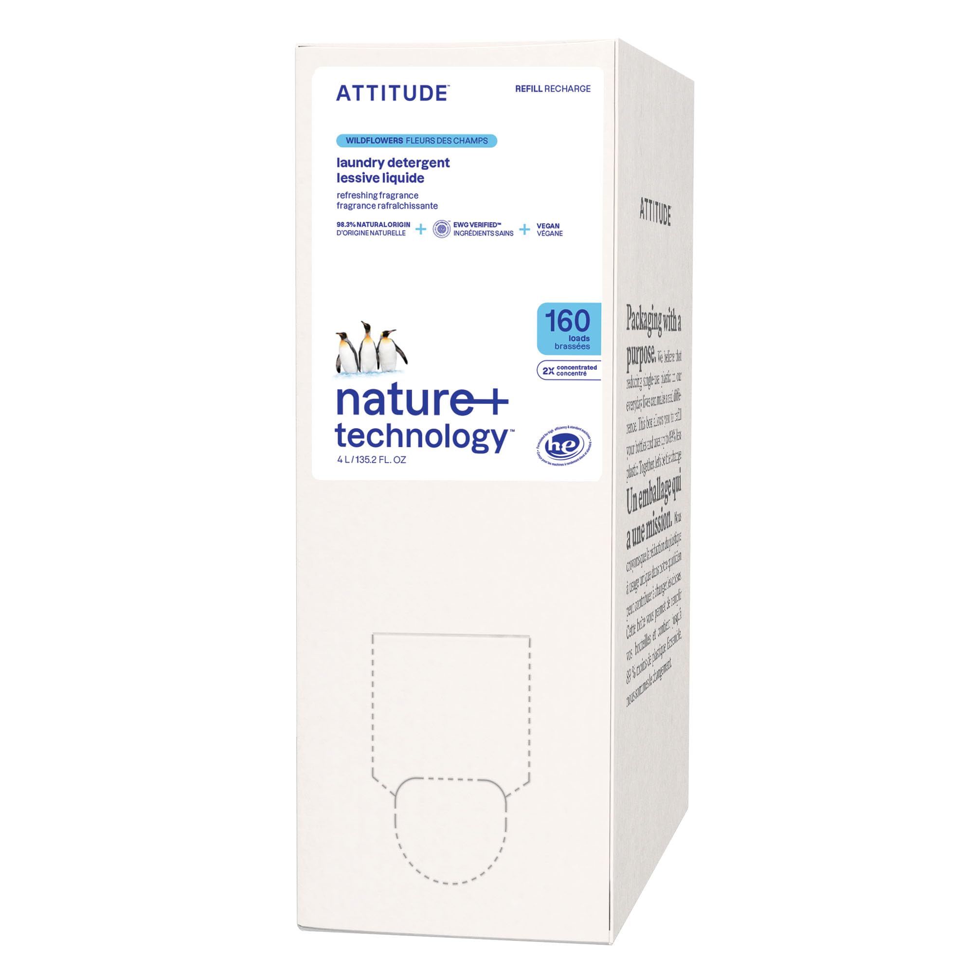 ATTITUDE front packaging showing wildflowers scent and eco benefits