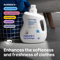 ATTITUDE wildflowers pouring into reusable bottle for easy refills
