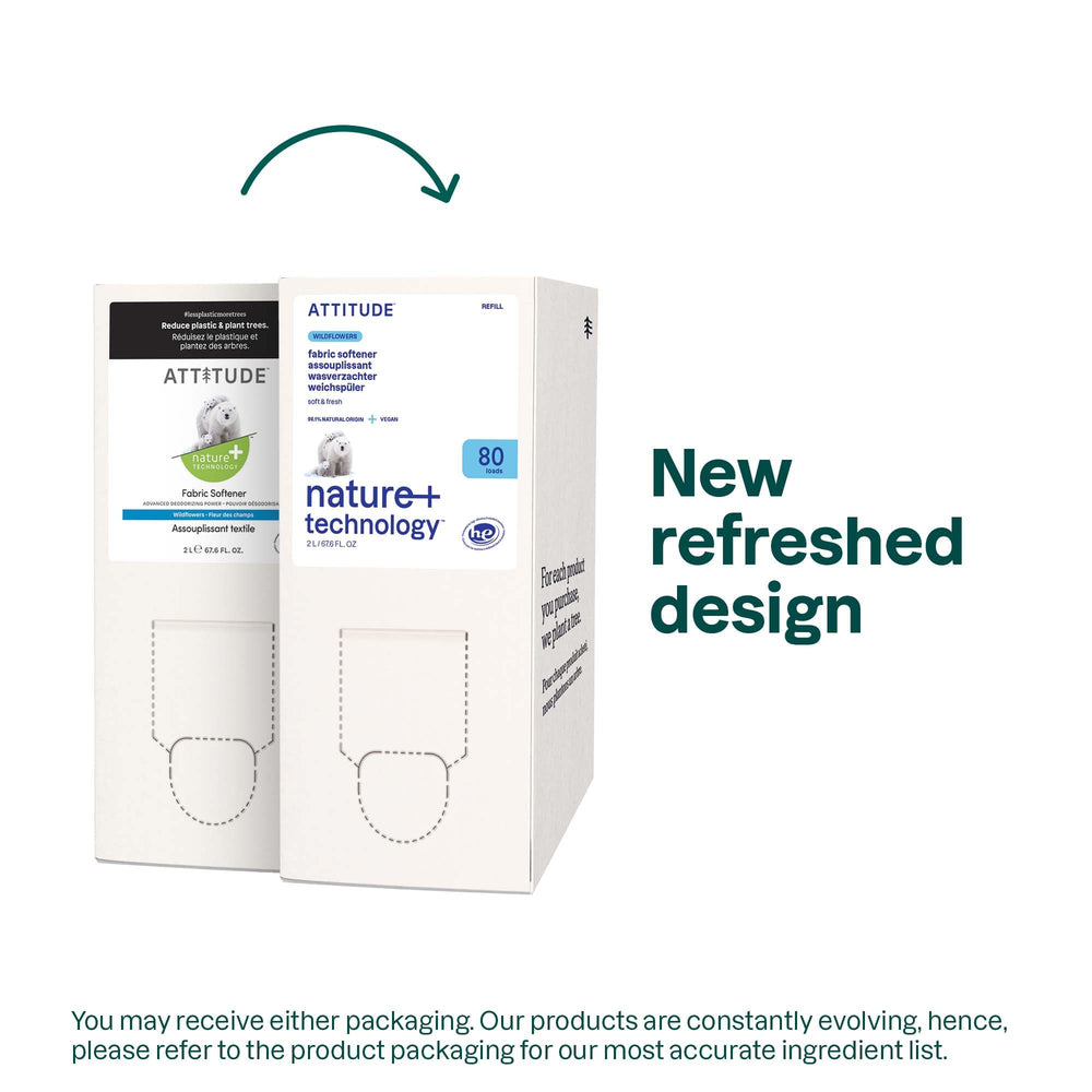ATTITUDE refill pour spout demonstrating easy transfer and waste reduction